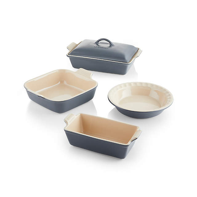 Le Creuset ® 5-Piece White Ceramic Bakeware Set