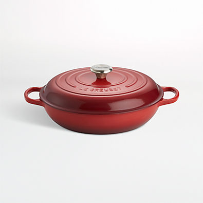 View Le Creuset ® Signature 5-qt. Cerise Red Braiser details