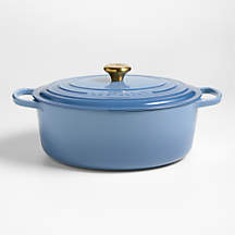 Le Creuset Enameled Cast Iron 8-Qt. Oval Dutch Oven - Color Chambray