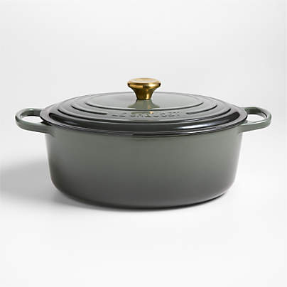 Le Creuset ® Signature 8-Qt. Thyme Enameled Cast Iron Oval Dutch Oven