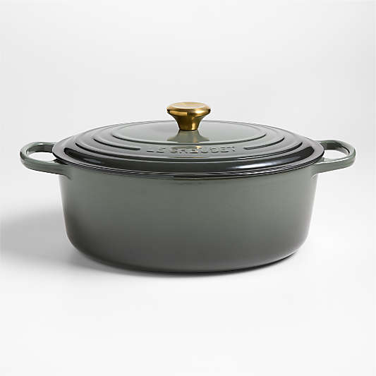 Le Creuset ® Signature 8-Qt. Thyme Enameled Cast Iron Oval Dutch Oven
