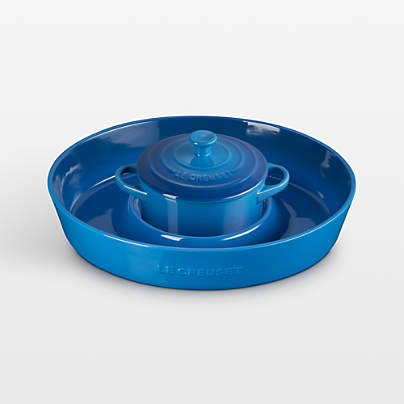 Le Creuset ® Marseille Chip & Dip with 24-oz. Mini Cocotte 2-Piece Set