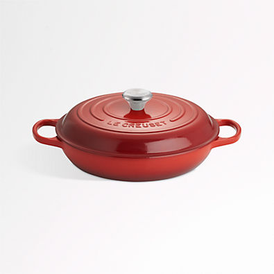View Le Creuset ® Signature 3.5-qt. Cerise Red Braiser details