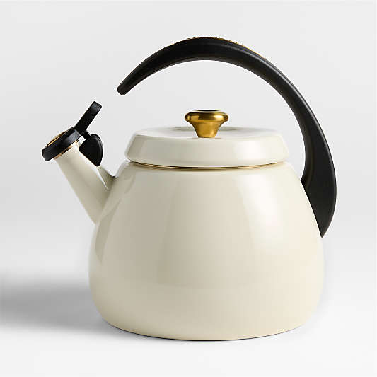 Le Creuset ® Signature Cloche 2.2-Qt. Cream Whistling Tea Kettle