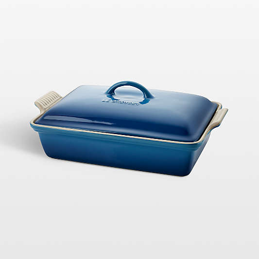 Le Creuset ® Heritage 4-Qt. Marseille Rectangular Casserole Dish with Lid