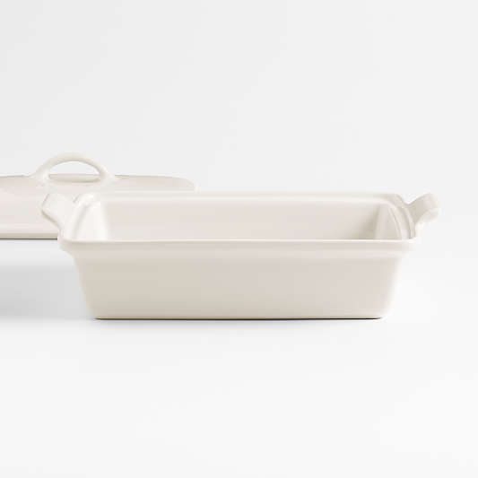 Le Creuset ® Heritage 4-Qt. Cream Rectangular Casserole Dish with Lid