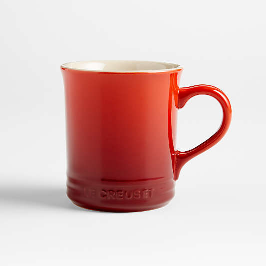Le Creuset ® 14-oz. Cerise Stoneware Mugs, Set of 4