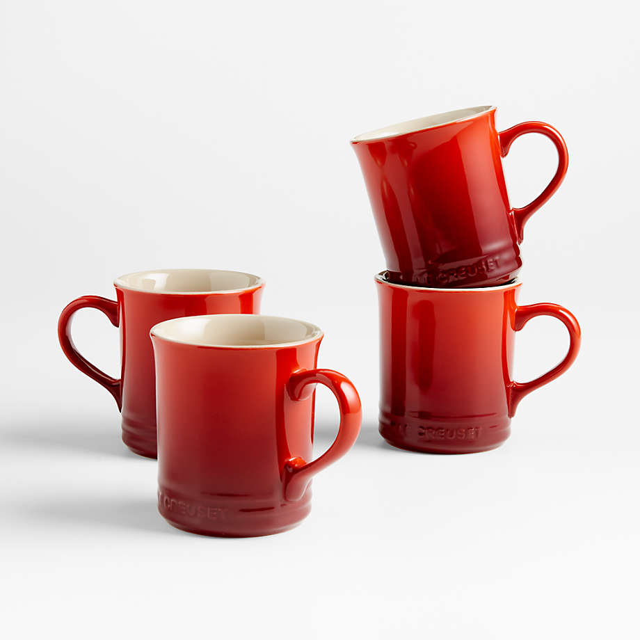 Le Creuset Coupe Coffee Mugs - Set of 4