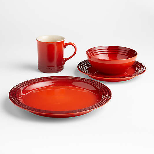 Le Creuset ® Cerise Low Bowls, Set of 4