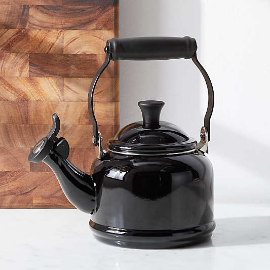 Le Creuset ® 1.25-Qt. Black Demi Kettle