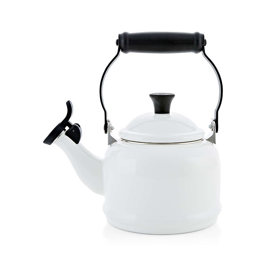 Le Creuset 1.7 Quart Enamel on Steel Whistling Tea Kettle - Flame