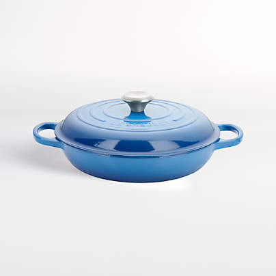 Le Creuset ® 3.5-Qt. Marseille Blue Braiser