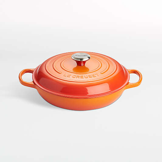 Le Creuset ® Signature 3.5-qt. Flame Orange Braiser