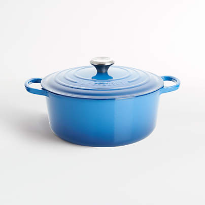 Le Creuset ® Signature 7.25-Qt. Marseille Blue Enameled Cast Iron Dutch Oven