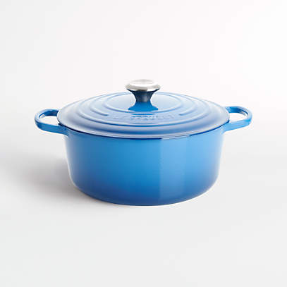 Le Creuset Cast Iron Shallow Round Dutch Oven - 2.75-qt Marseille – Cutlery  and More