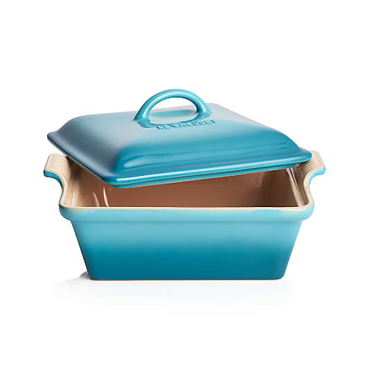 Le Creuset ® 3-Qt. Heritage Caribbean Covered Square Casserole Dish with Lid, 9x9"
