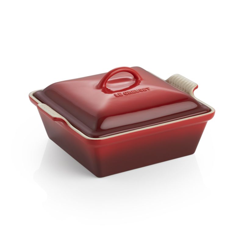 Le Creuset ® Heritage Square Cerise Red Ceramic Baking Dish - image 2 of 4