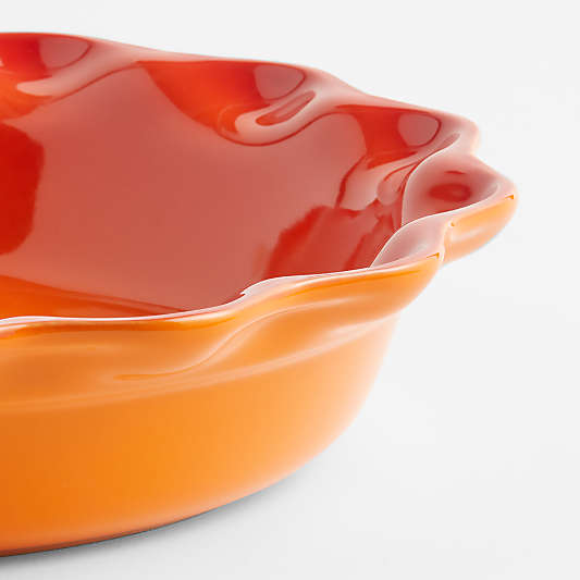 Le Creuset ® Heritage 9" Flame Ceramic Pie Dish