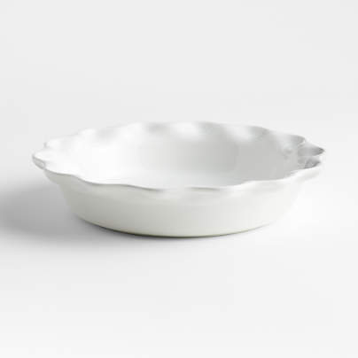 Le Creuset ® Heritage 9" White Ceramic Pie Dish