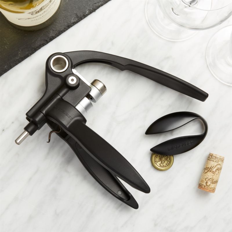 Le Creuset Lever Wine Opener and Foil Cutter + Reviews | Crate & Barrel