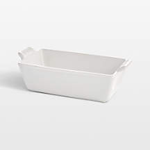 Le Creuset Heritage White Ceramic Loaf Pan