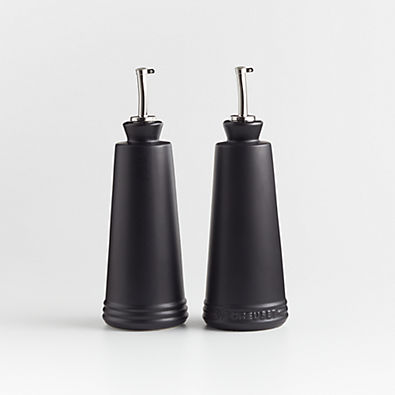 View Le Creuset ® Black Oil and Vinegar Cruet Set details