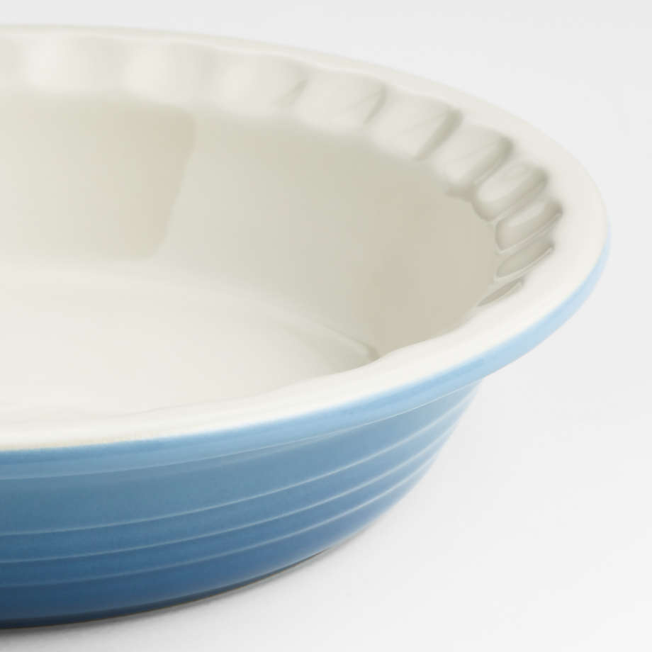 Le Creuset 9 Chambray Blue Ceramic Stoneware Pie Dish + Reviews