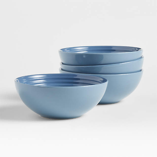 Julo Blue Cereal Bowl + Reviews Crate & Barrel