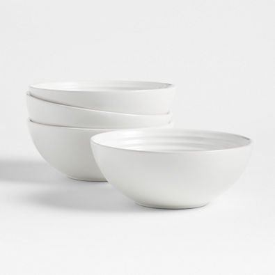 View Le Creuset ® White Cereal Bowls, Set of 4 details