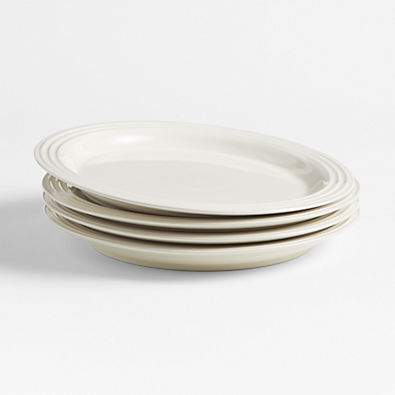 View Le Creuset ® Cream Dinner Plates, Set of 4 details