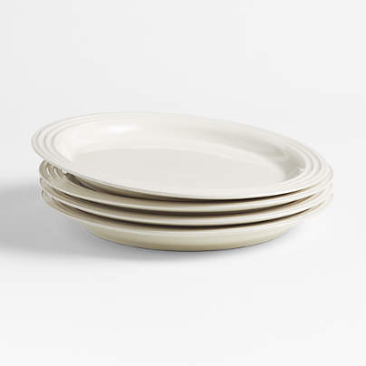 Le Creuset ® Meringue Dinner Plates, Set of 4