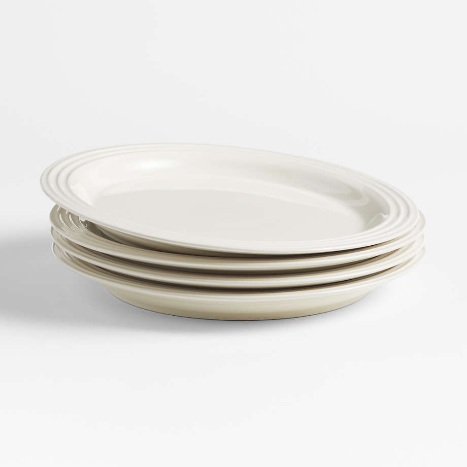 Le Creuset ® Meringue Dinner Plates, Set of 4