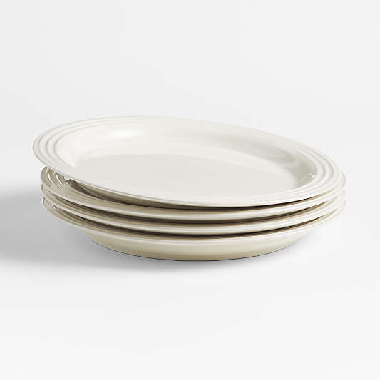 Le Creuset ® Meringue Dinner Plates, Set of 4