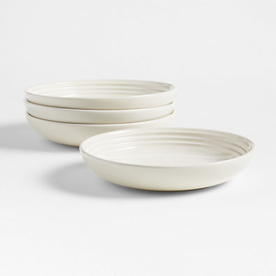 View Le Creuset ® Cream Pasta Bowls, Set of 4 details