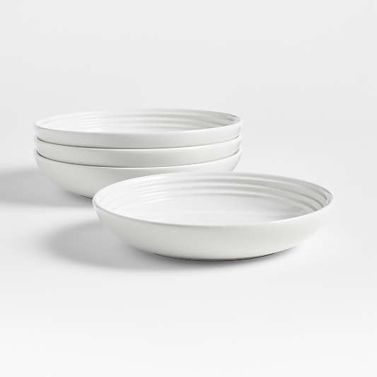 Le Creuset ® White Pasta Bowls, Set of 4