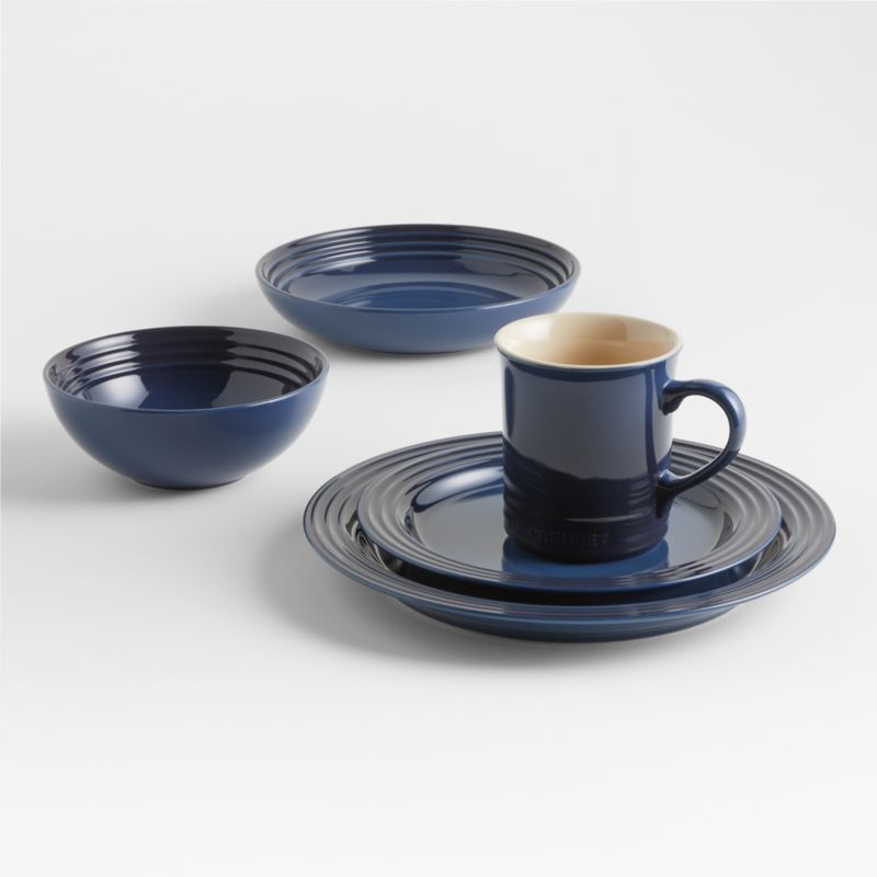 Le Creuset ® Ink Blue Dinner Plates, Set of 4 - image 5 of 7