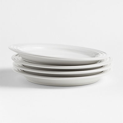 View Le Creuset ® White Salad Plates, Set of 4 details