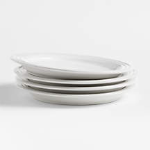 Le Creuset White Salad Plates, Set of 4 + Reviews | Crate & Barrel