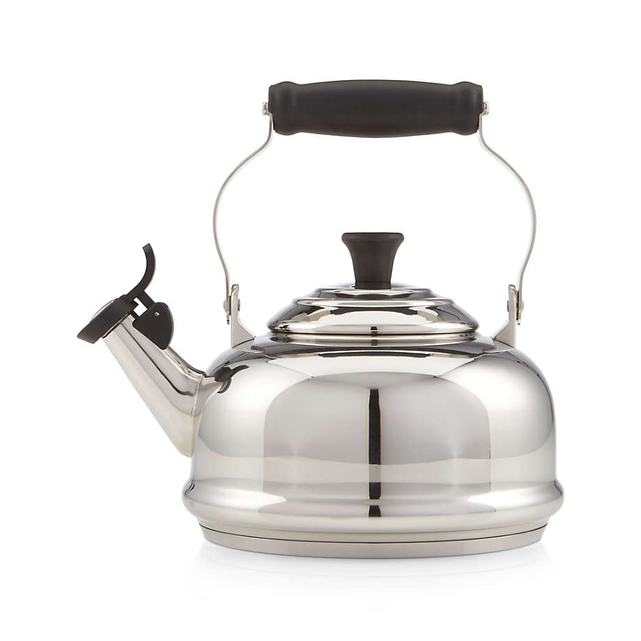 Caraway Home Cream Stovetop Whistling Tea Kettle with Gold Hardware +  Reviews, Crate & Barrel in 2023
