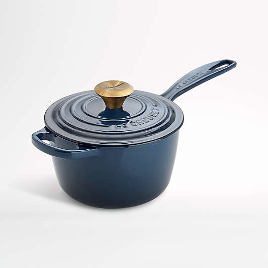 Le Creuset ® Signature 1.75 qt. Ink Saucepan with Lid