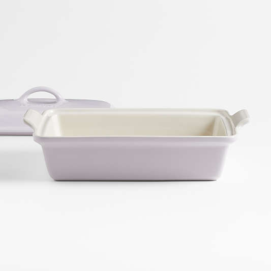 Le Creuset ® Heritage 4-Qt. Shallot Rectangular Casserole Dish with Lid