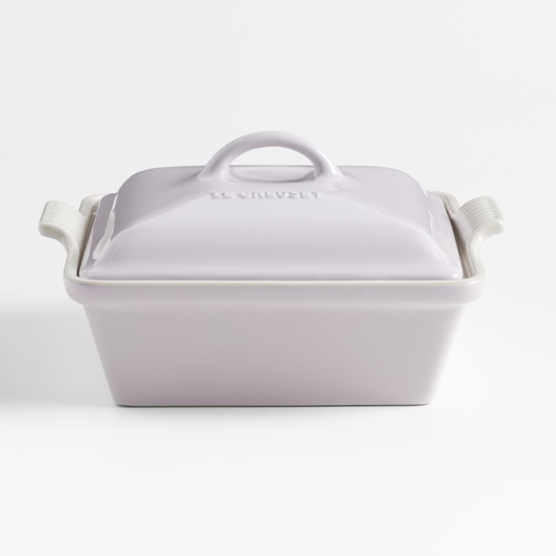 Le Creuset Heritage Covered Square Casserole Dish, Stoneware, 2.5-Quart