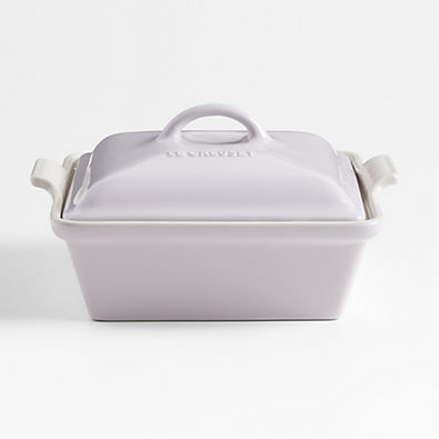 View Le Creuset ® Heritage 3-Qt. Shallot Covered Square Casserole Dish with Lid, 9x9" details