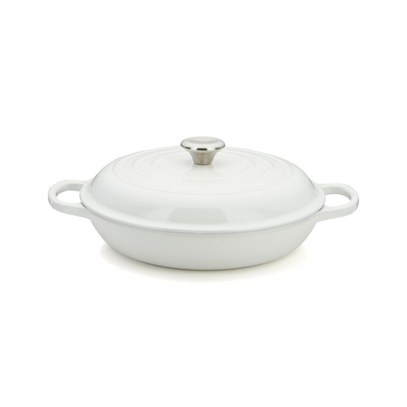 Le Creuset Signature 3.5-qt. White Braiser - image 5 of 7