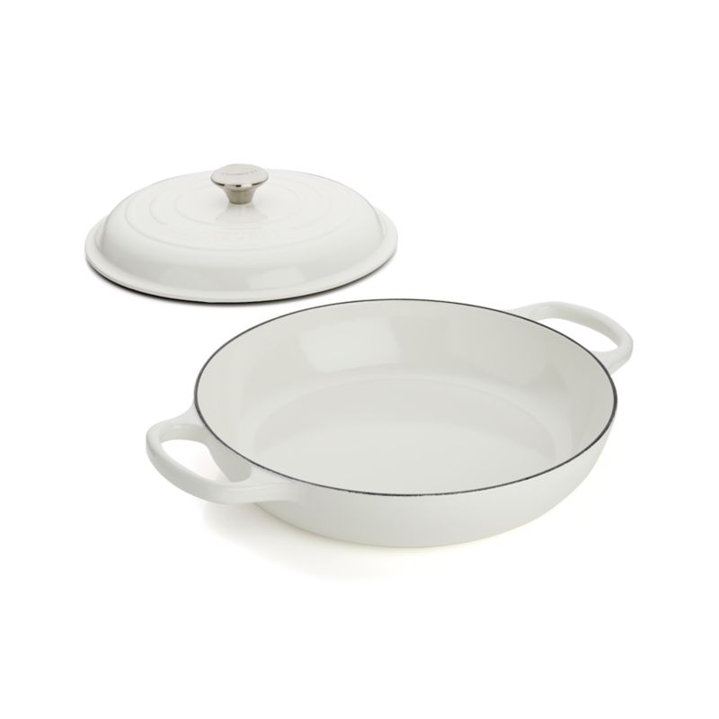 Le Creuset Signature 3.5-qt. White Braiser - image 1 of 7