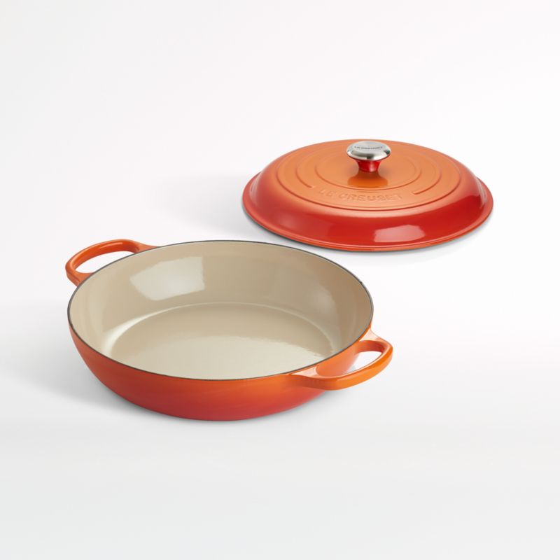 Le Creuset ® Signature 5-qt. Flame Orange Braiser - image 7 of 9