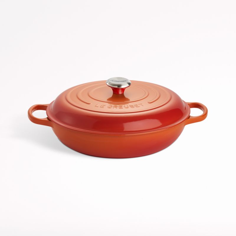 Le Creuset ® Signature 5-qt. Flame Orange Braiser - image 0 of 9