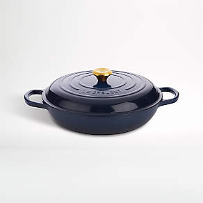 4qt Stoneware Rectangle Baking Dish with Lid Blue - Figmint™