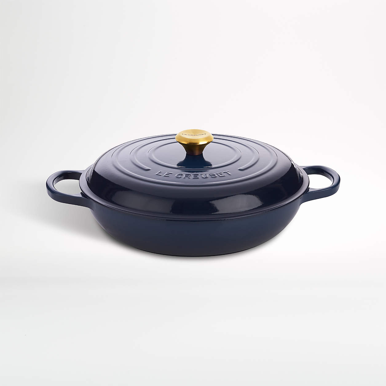 Le Creuset ® Signature 5-Qt. Ink Blue Enameled Cast Iron Braiser