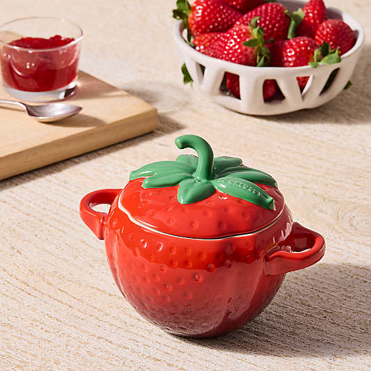 Le Creuset Strawberry-Shaped Mini Cocotte